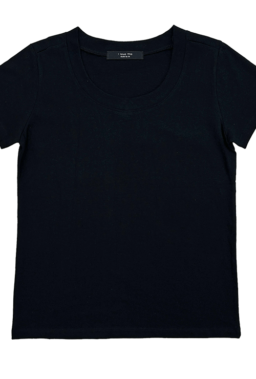 (made) basic uneck t-shirt ; 2color